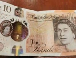 Counterfeit £10 GBP Bills